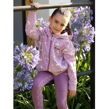 Felpa con cappuccio LeMieux Zip Through Mini Charlie Fondant Rosa