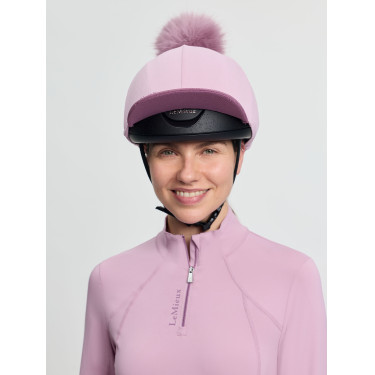Cappello con pon pon LeMieux amovibile Classico Fondant Rosa Cappello con pon pon LeMieux amovibile Classico Fondant Rosa