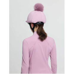 Cappello con pon pon LeMieux amovibile Classico Fondant Rosa Cappello con pon pon LeMieux amovibile Classico Fondant Rosa