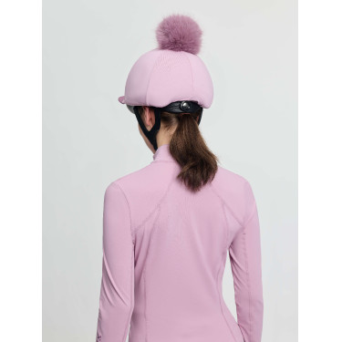 Cappello con pon pon LeMieux amovibile Classico Fondant Rosa Cappello con pon pon LeMieux amovibile Classico Fondant Rosa