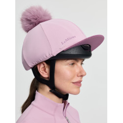Cappello con pon pon LeMieux amovibile Classico Fondant Rosa Cappello con pon pon LeMieux amovibile Classico Fondant Rosa