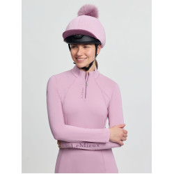 Cappello con pon pon LeMieux amovibile Classico Fondant Rosa Cappello con pon pon LeMieux amovibile Classico Fondant Rosa