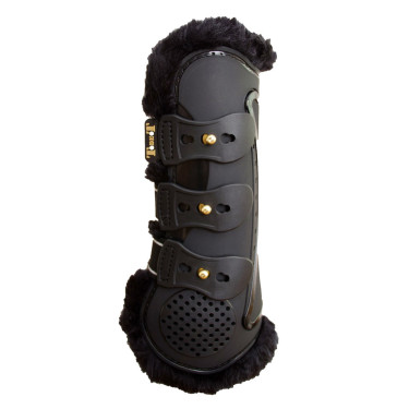 Ghette Proteck' Compet fodera in montone T de T Nero / nero