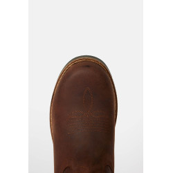 Stivali western Horze Cassidy in pelle Marrone