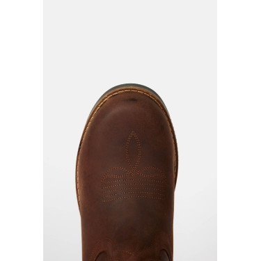 Stivali western Horze Cassidy in pelle Marrone