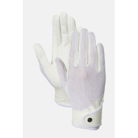 Guanti da equitazione Horze Ally in mesh Nero