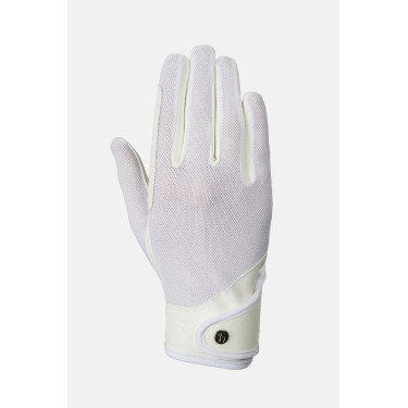 Guanti da equitazione Horze Ally in mesh Bianco brillante Guanti da equitazione Horze Ally in mesh Bianco brillante