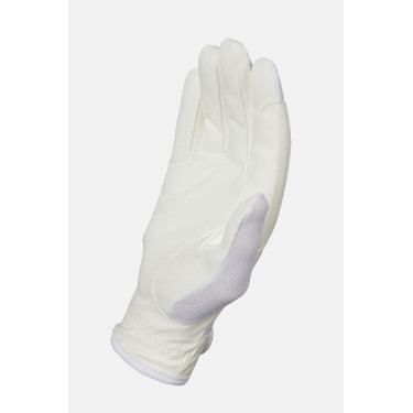 Guanti da equitazione Horze Ally in mesh Bianco brillante Guanti da equitazione Horze Ally in mesh Bianco brillante
