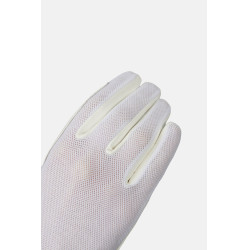 Guanti da equitazione Horze Ally in mesh Bianco brillante Guanti da equitazione Horze Ally in mesh Bianco brillante