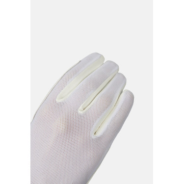 Guanti da equitazione Horze Ally in mesh Bianco brillante Guanti da equitazione Horze Ally in mesh Bianco brillante