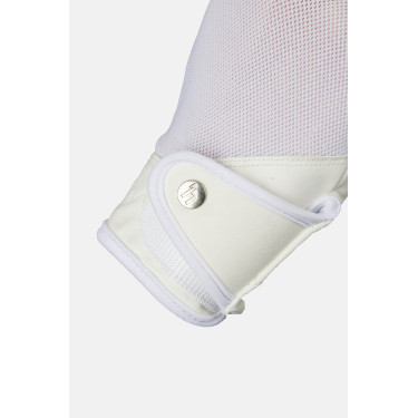 Guanti da equitazione Horze Ally in mesh Bianco brillante Guanti da equitazione Horze Ally in mesh Bianco brillante