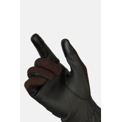 Guanti da equitazione Horze Ally in mesh Marrone caffè