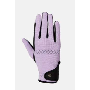Guanti da equitazione Horze Young Rider Romy Ghiaccio di lavanda Rosa