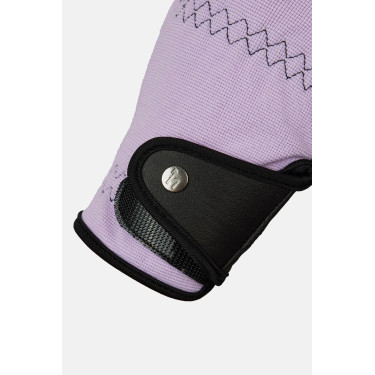 Guanti da equitazione Horze Young Rider Romy Ghiaccio di lavanda Rosa