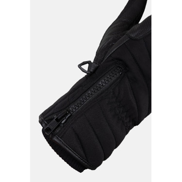 Guanti invernali a 3 dita Horze con isolamento in lana Nero