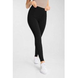 Leggings da equitazione full grip Horze Katharina effetto snellente donna Nero