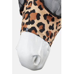 Maschera antimosche Horze Elastic con zip Leopardo Motivi