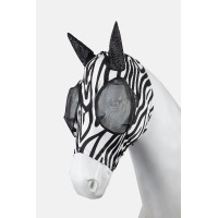 Maschera antimosche Horze Elastic con zip Zebra Motivi Maschera antimosche Horze Elastic con zip Zebra Motivi
