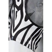 Maschera antimosche Horze Elastic con zip Leopardo Motivi