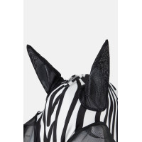Maschera antimosche Horze Elastic con zip Leopardo Motivi