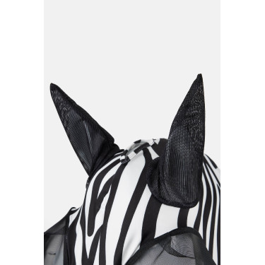 Maschera antimosche Horze Elastic con zip Zebra Motivi