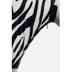 Maschera antimosche Horze Elastic con zip Zebra Motivi