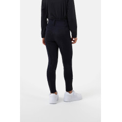Pantaloni da equitazione Horze a fondo integrale Young Rider Evelyn Blu marino scuro