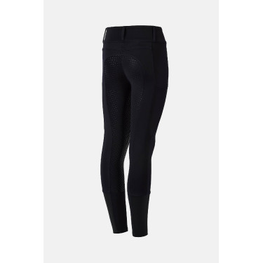 Pantaloni da equitazione Horze a fondo integrale Young Rider Evelyn Blu marino scuro
