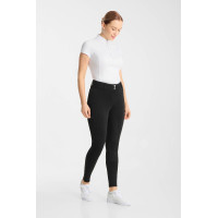Pantaloni da equitazione da donna Horze Chara full grip Nero