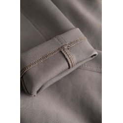 Pantaloni da equitazione da donna Horze Chara full grip Legno flottante Grigio