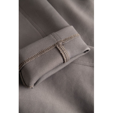 Pantaloni da equitazione da donna Horze Chara full grip Legno flottante Grigio