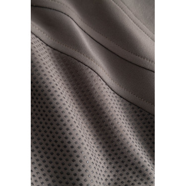 Pantaloni da equitazione da donna Horze Chara full grip Legno flottante Grigio