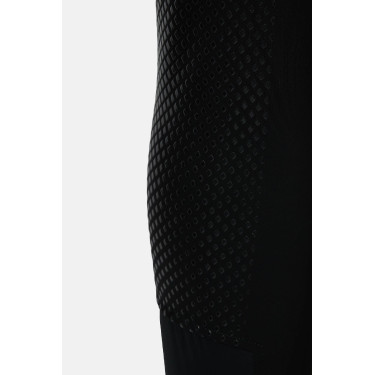 Pantaloni da equitazione Horze Grand Prix Pro da uomo con fondo integrale Nero