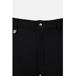 Pantaloni da equitazione Horze Grand Prix Pro da uomo con fondo integrale Nero