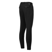 Pantaloni da equitazione Horze Grand Prix Pro da uomo con grip al ginocchio Nero