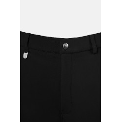 Pantaloni da equitazione Horze Grand Prix Pro da uomo con grip al ginocchio Nero