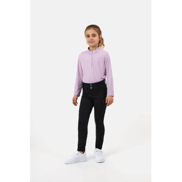 Pantaloni Horze Young Rider Chara full grip Nero