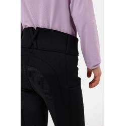 Pantaloni Horze Young Rider Chara full grip Nero