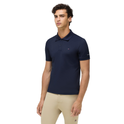 Polo a maniche corte Tommy Hilfiger Equestrian da uomo Cielo del deserto Blu