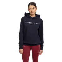 Felpa con cappuccio da donna Tommy Hilfiger Equestrian Cielo del deserto Blu