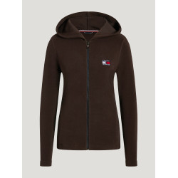 Felpa con cappuccio con zip Tommy Hilfiger Equestrian donna Whitney Brookwood Marrone Felpa con cappuccio con zip Tommy Hilfiger Equestrian donna Whitney Brookwood Marrone