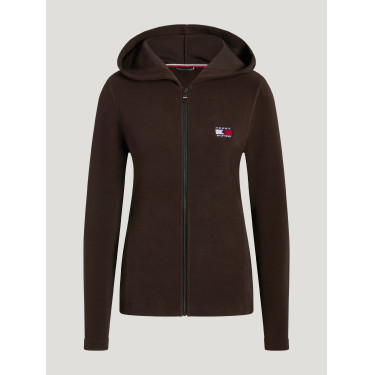 Felpa con cappuccio con zip Tommy Hilfiger Equestrian donna Whitney Brookwood Marrone Felpa con cappuccio con zip Tommy Hilfiger Equestrian donna Whitney Brookwood Marrone
