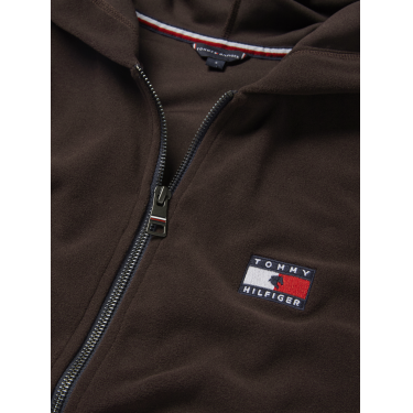 Felpa con cappuccio con zip Tommy Hilfiger Equestrian donna Whitney Brookwood Marrone Felpa con cappuccio con zip Tommy Hilfiger Equestrian donna Whitney Brookwood Marrone