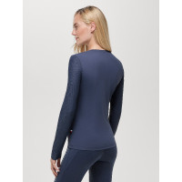 Maglietta Adel Sunguard a maniche lunghe Tommy Hilfiger Equestrian donna Cielo del deserto Blu