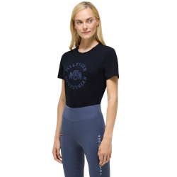 T-shirt a maniche corte Pasadena Tommy Hilfiger Equestrian donna Cielo del deserto Blu T-shirt a maniche corte Pasadena Tommy Hilfiger Equestrian donna Cielo del deserto Blu