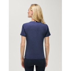 T-shirt a maniche corte Pasadena Tommy Hilfiger Equestrian donna Indaco délavato Blu