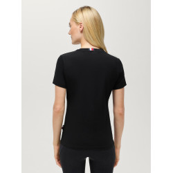 T-shirt a maniche corte con strass Tommy Hilfiger Equestrian Malibu donna Nero T-shirt a maniche corte con strass Tommy Hilfiger Equestrian Malibu donna Nero