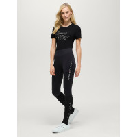 T-shirt a maniche corte con strass Tommy Hilfiger Equestrian Malibu donna Nero T-shirt a maniche corte con strass Tommy Hilfiger Equestrian Malibu donna Nero