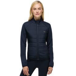 Giacca ibrida da donna Tommy Hilfiger Equestrian Napa Cielo del deserto Blu
