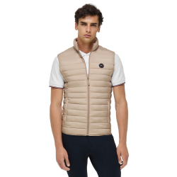 Gilet senza maniche trapuntato Tommy Hilfiger Equestrian Montero uomo Beige